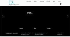 Desktop Screenshot of metahousing.com